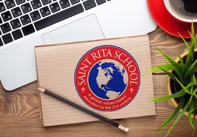School Logo Design: Saint Rita School